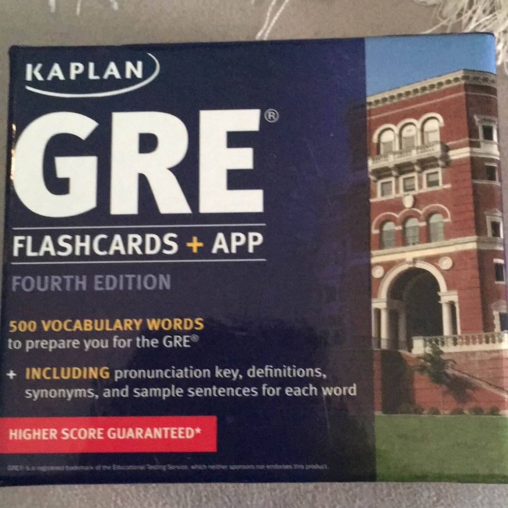 GRE flashcards